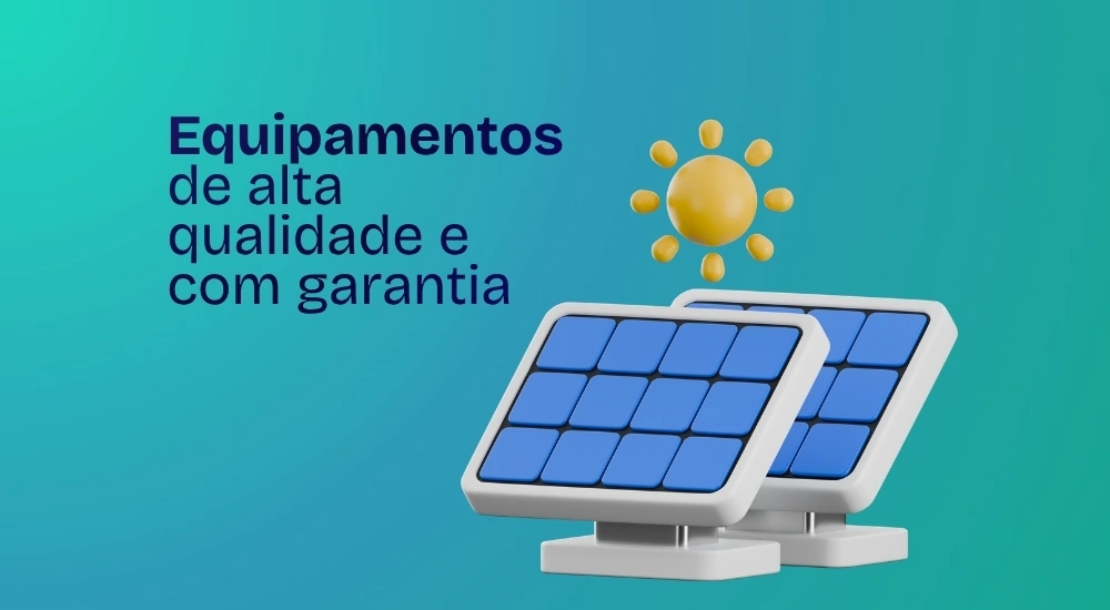 Equipamentos de alta qualidade e com garantia